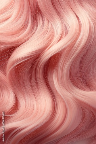 Closeup of a woman's hair color and texture