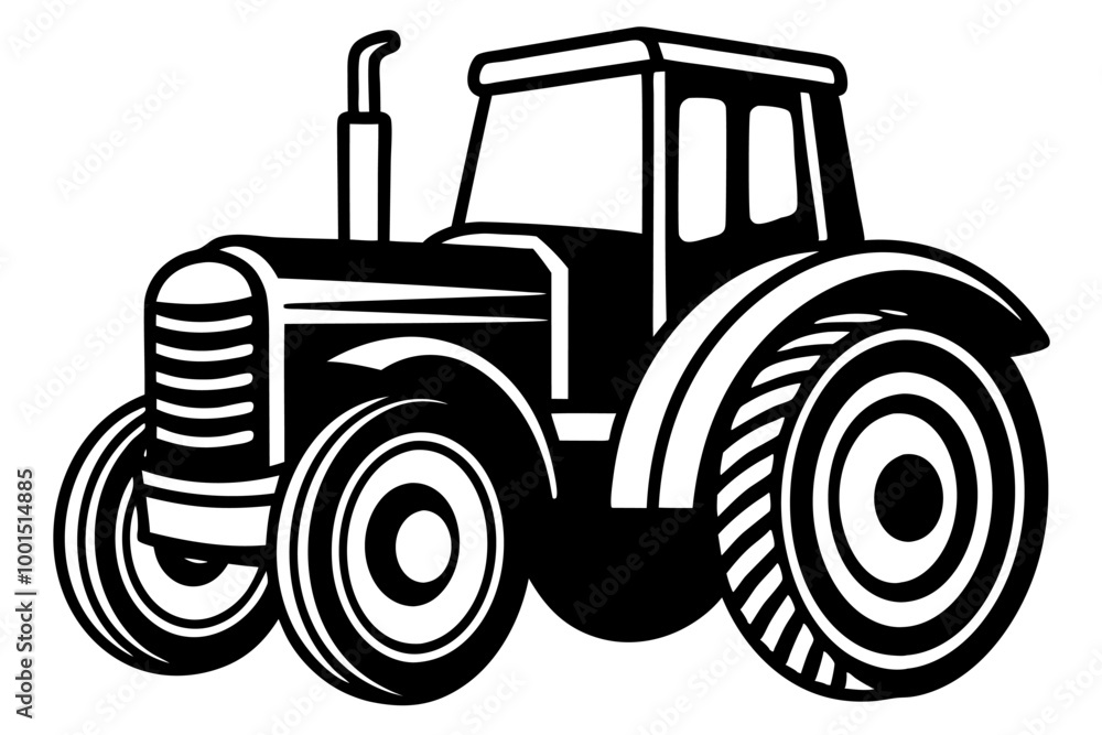 tractor isolated on white background tractor isolated on white background
