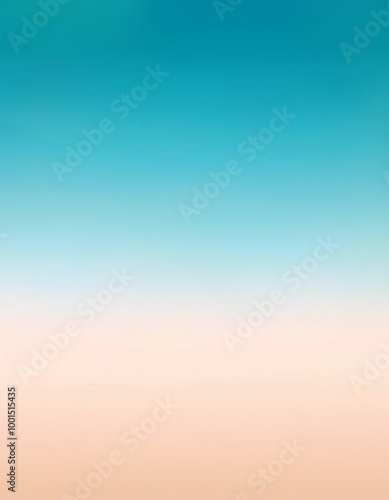 Abstract Teal and Peach Gradient Background