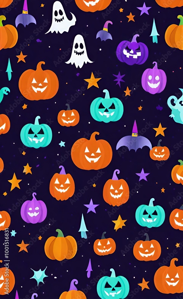 halloween seamless background halloween seamless background