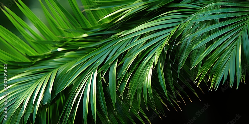 palm tree leaf palm tree leaf