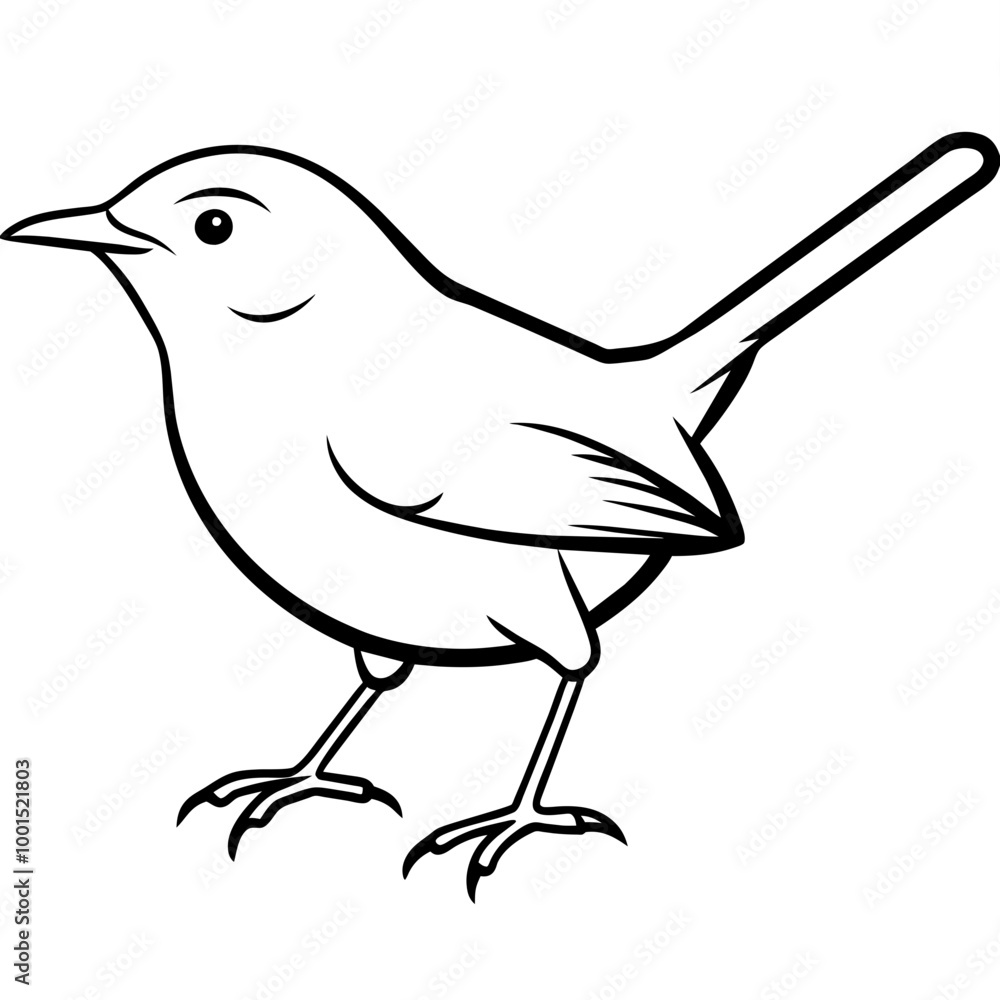 Obraz premium sketch of a bird