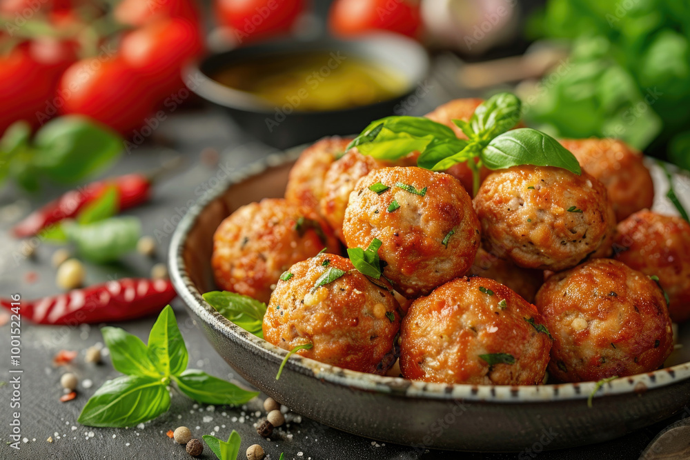 Plant-based Italian meatballs, a delicious and meat-free alternative Plant-based Italian meatballs, a delicious and meat-free alternative