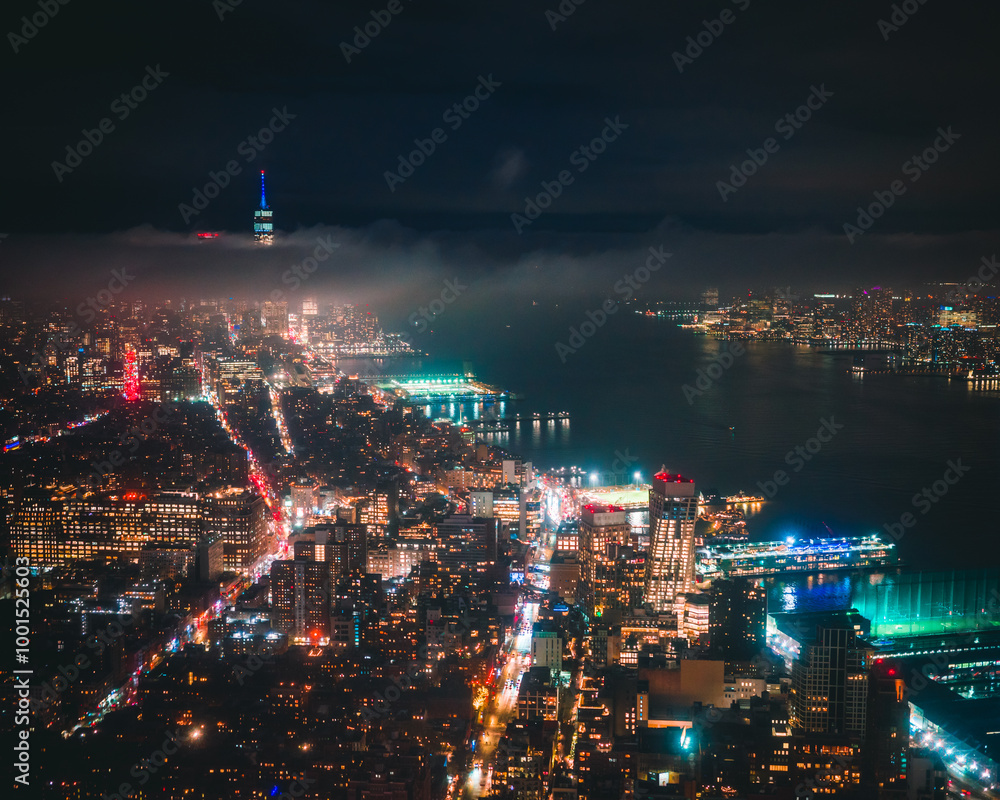 Digital Dusk: NYC’s Cyberpunk Skyline Digital Dusk: NYC’s Cyberpunk Skyline