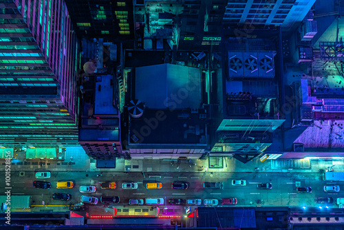 Digital Dusk: NYC’s Cyberpunk Skyline