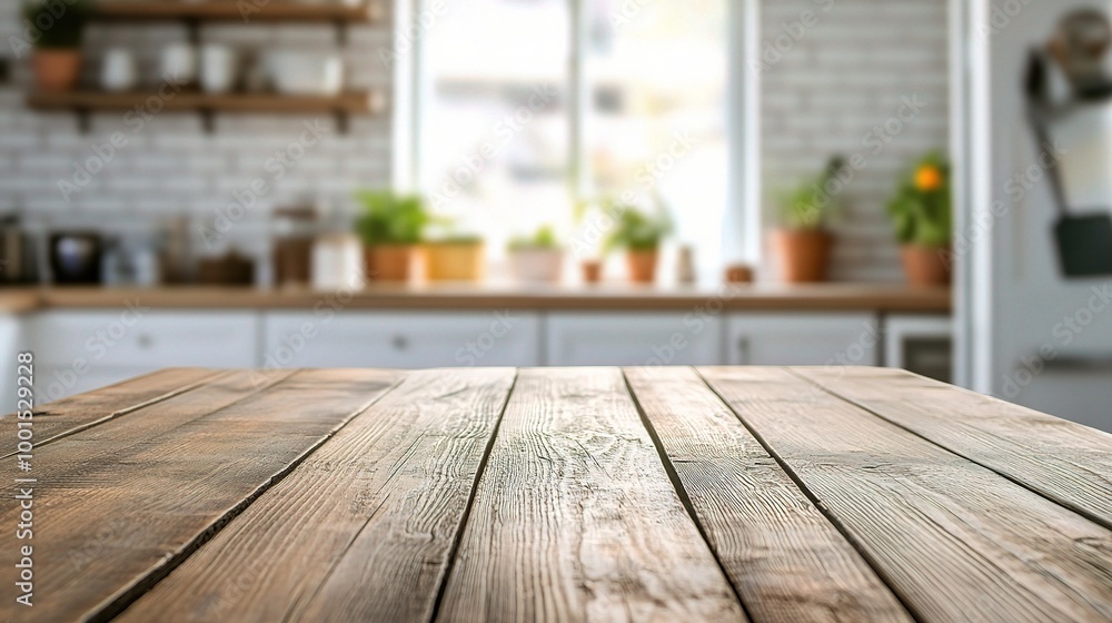 Rustic Kitchen Table with Natural Light Rustic Kitchen Table with Natural Light