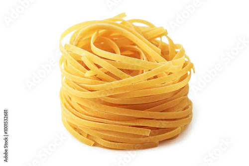Raw macaroni nest