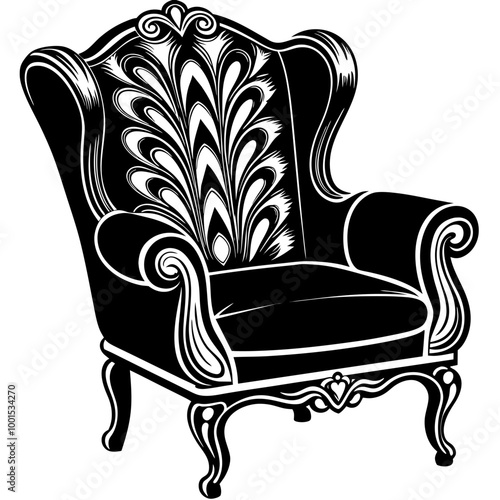 leather armchair