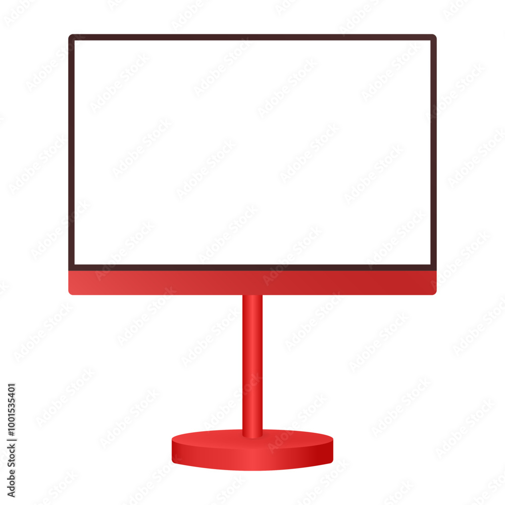 Black and red information panel. Screen mockup, empty frame. Display or signboard isolated on a transparent background. 3d mockup of a signboard with transparent screen
Black and red information panel. Screen mockup, empty frame. Display or signboard isolated on a transparent background. 3d mockup of a signboard with transparent screen