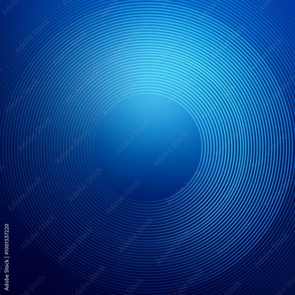 Obraz premium Dark blue gradient background. blue radial gradient effect wallpaper.