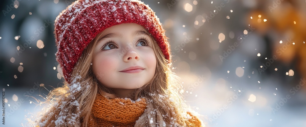 Little Girl in Winter Wonderland Little Girl in Winter Wonderland