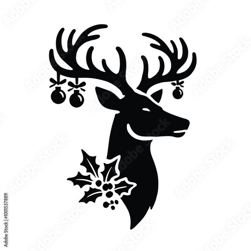 Reindeer Silhouette