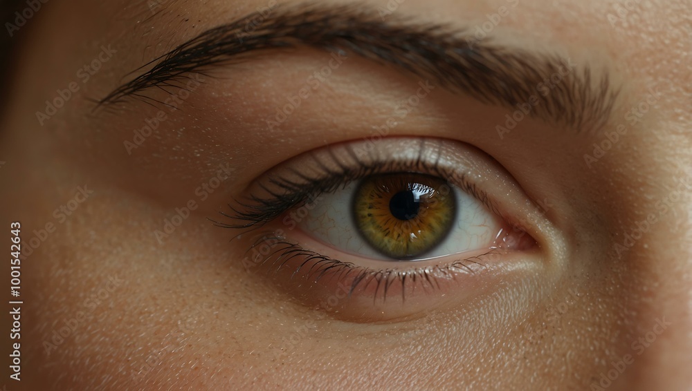 Close-up of a person's eyes. Close-up of a person's eyes.