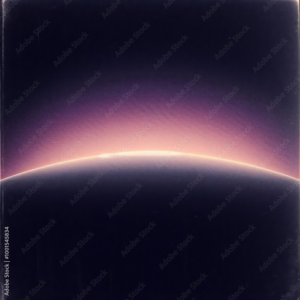 Obraz premium Abstract black and purple curved glow texture background