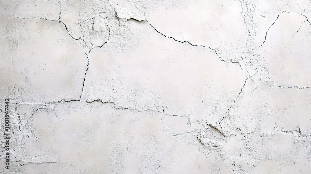 Cracked White Wall Texture for Background Use Cracked White Wall Texture for Background Use