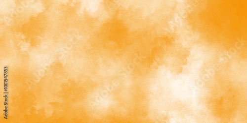 Abstract bright and shinny soft color texture, abstract watercolor background with white and yellow orange color. abstract orange Grungy ink effect bright yellow and orange color shades watercolor.