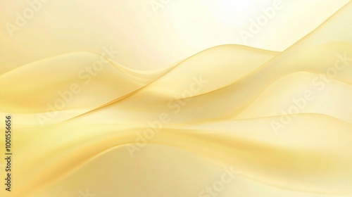 Soft Golden Waves of Light in Gentle Flow