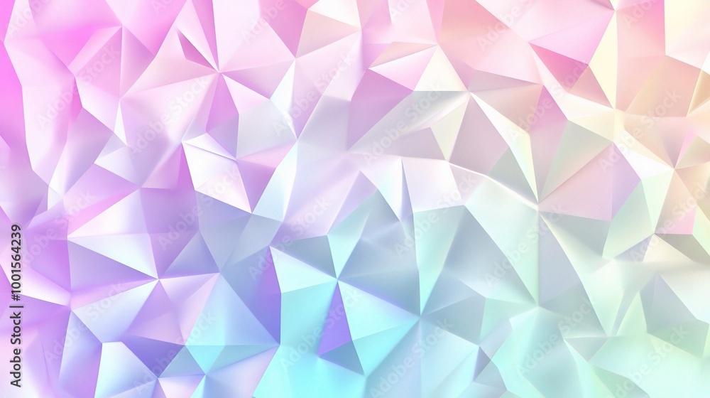 Fototapeta premium Soft Pastel Geometric Background for Abstract Design