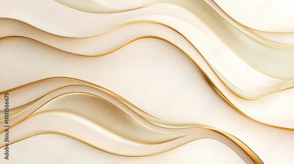 Smooth Textures with Elegant Golden Accents Smooth Textures with Elegant Golden Accents