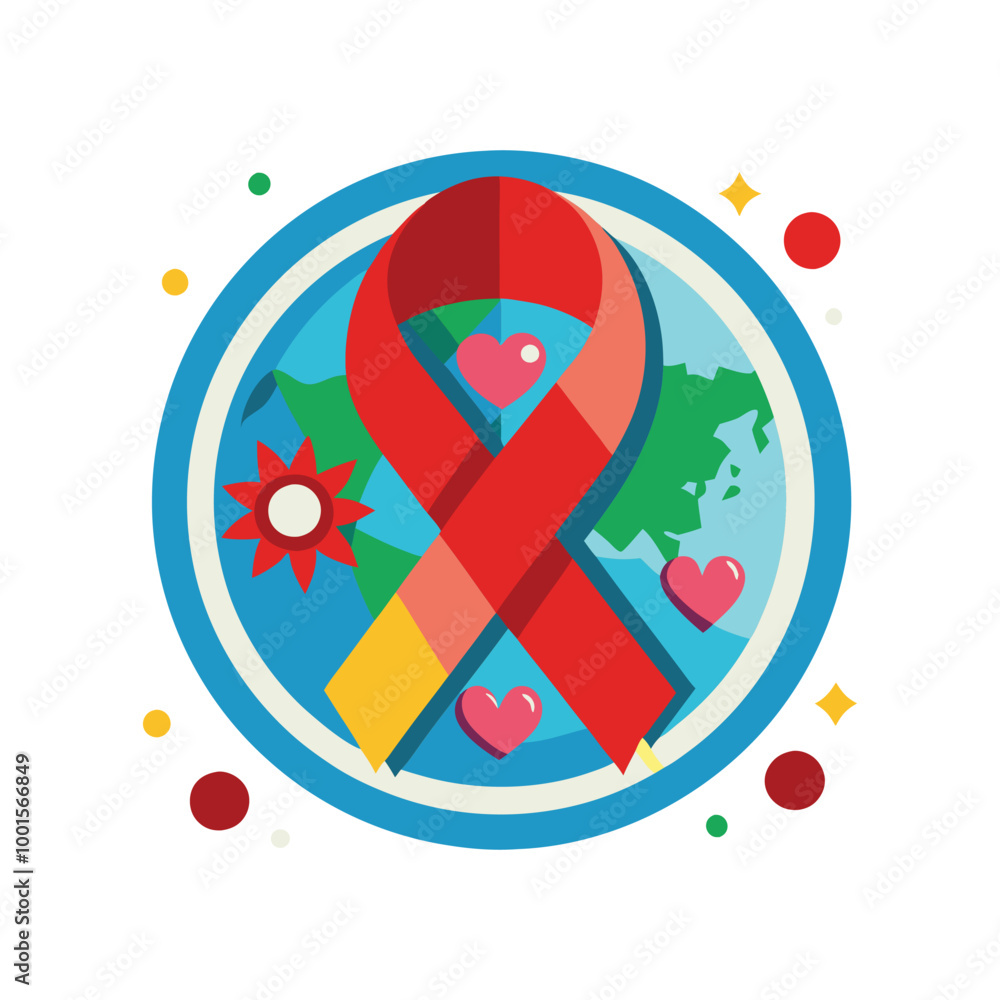 Fototapeta premium Creative Vector Designs and Quotes for World AIDS Day