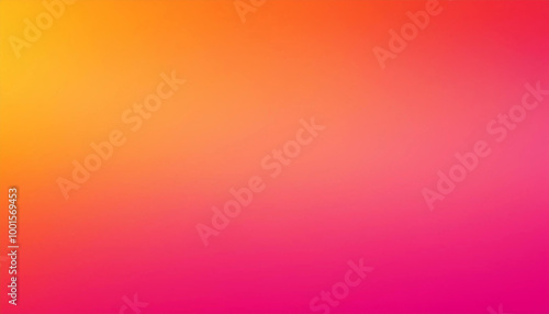 Abstract Gradient Background in Yellow, Orange, and Pink Colors