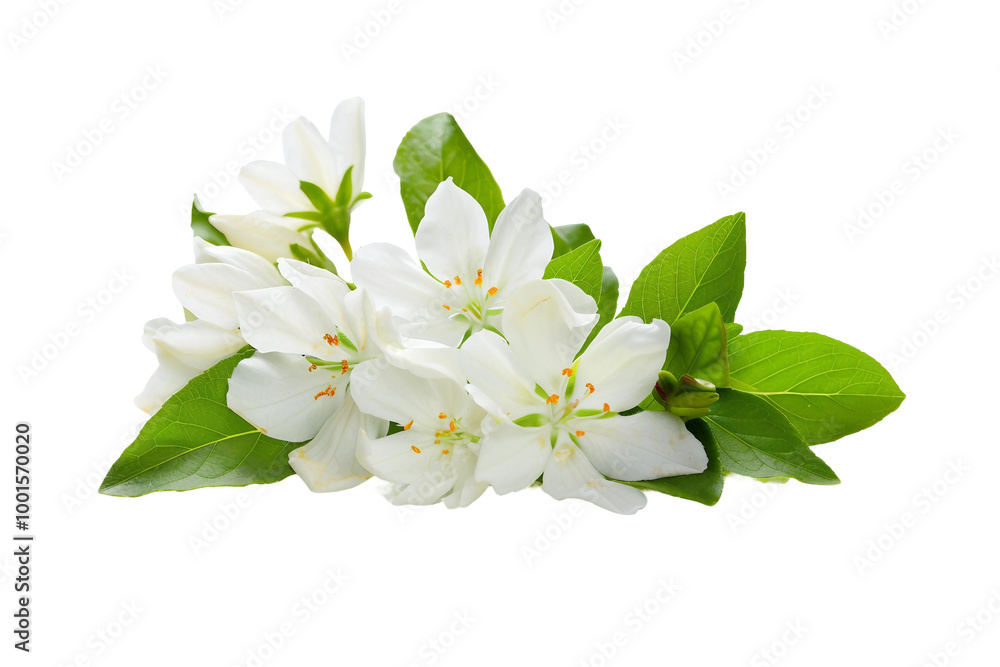 Gentle Jasmine Blossom with Subtle Floral Scent isolated on transparent background Gentle Jasmine Blossom with Subtle Floral Scent isolated on transparent background