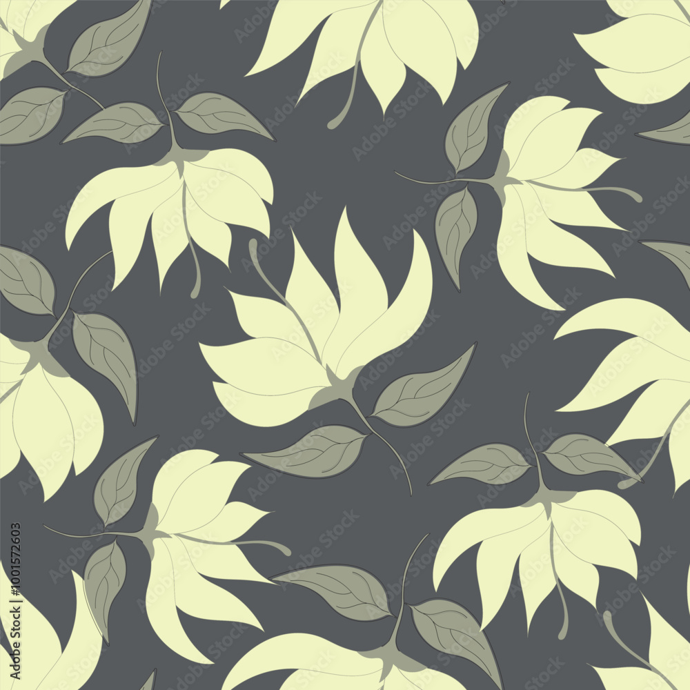 Fototapeta premium digital allover flower pattern design