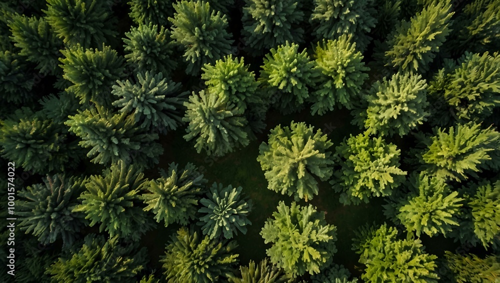 Drone shot of a summer green forest in Warsaw, Poland. Drone shot of a summer green forest in Warsaw, Poland.