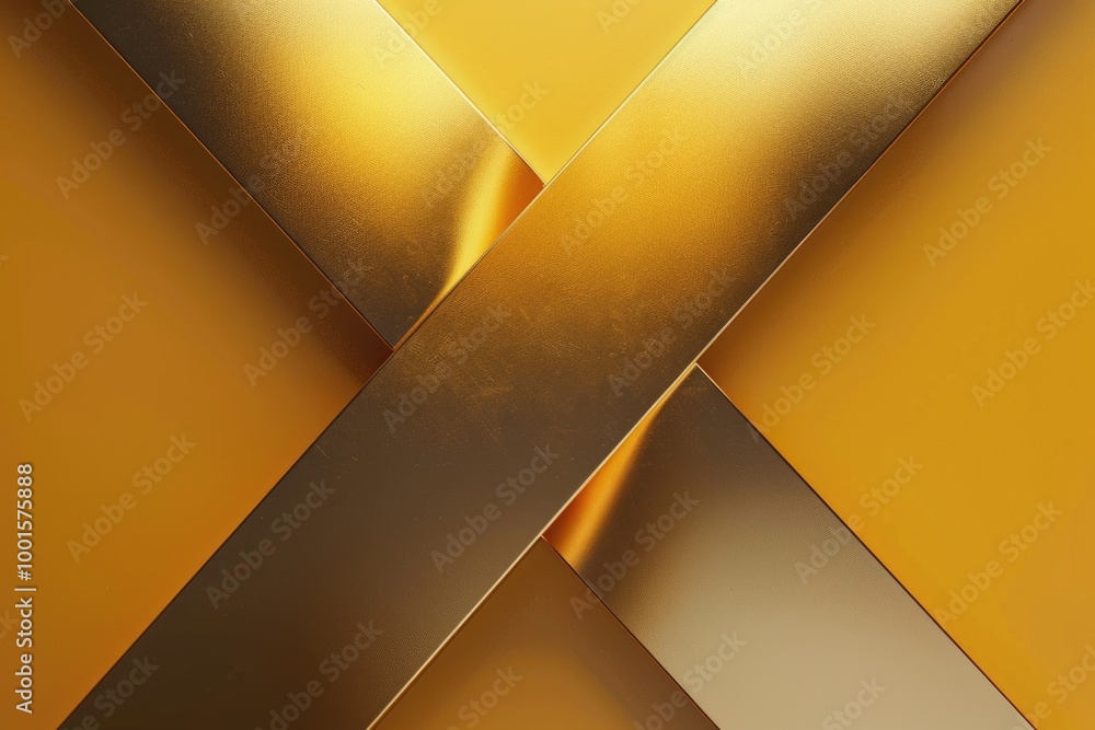 A close-up shot of a metallic item on a bright yellow background A close-up shot of a metallic item on a bright yellow background