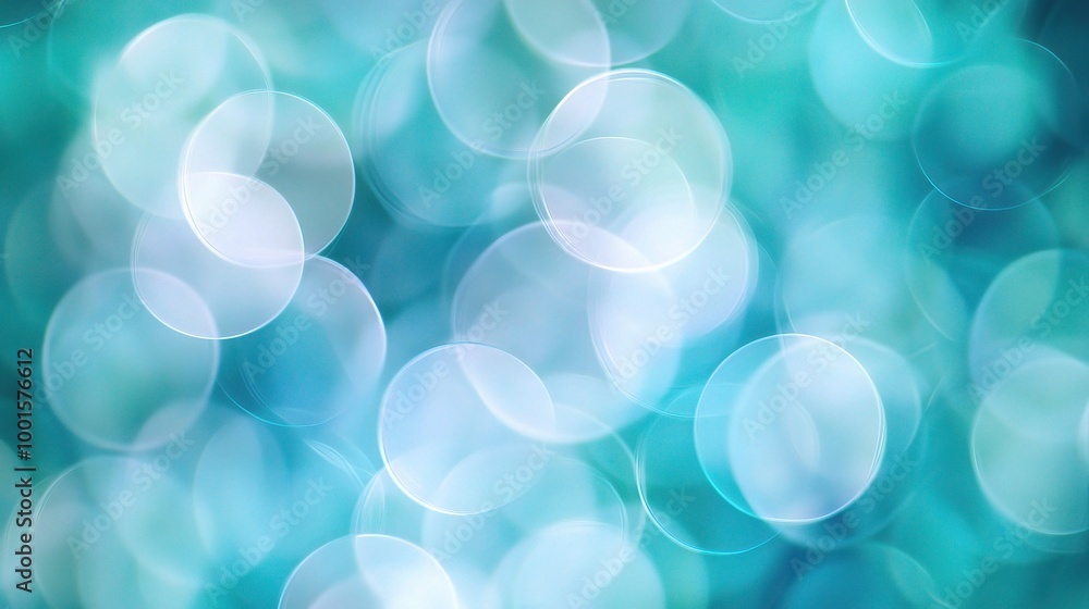 Soft Blue Bokeh Background for Creative Projects