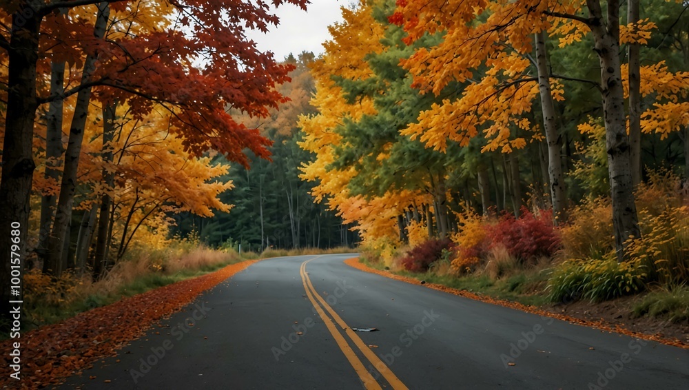 Fall scenery. Fall scenery.