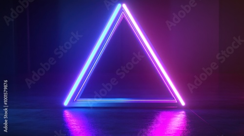 Neon Triangle Light