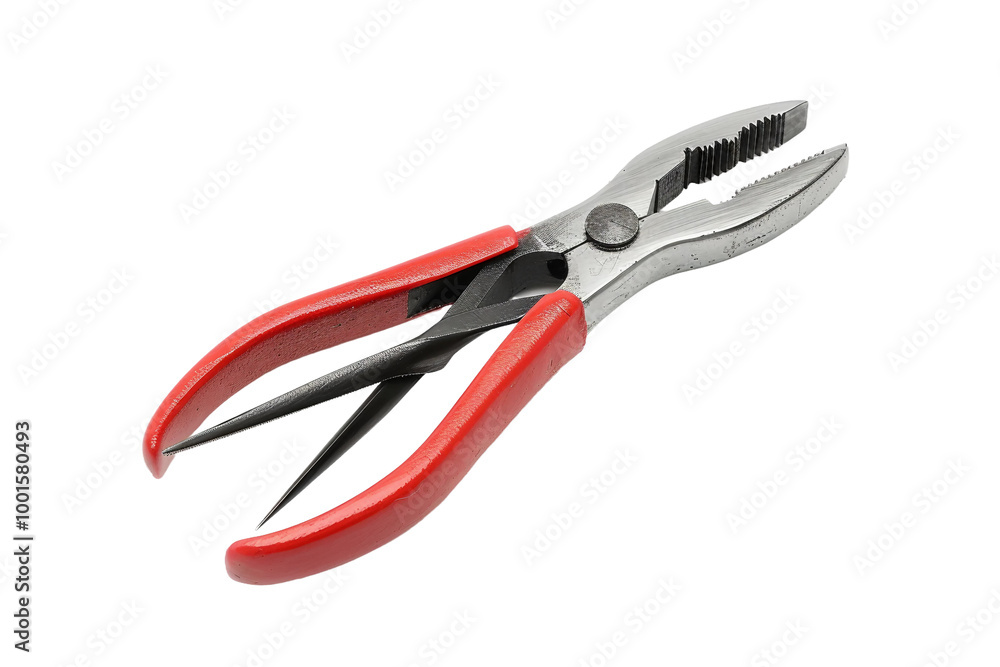 Precision Pliers for Electrical Work Isolated on Transparent Background Precision Pliers for Electrical Work Isolated on Transparent Background