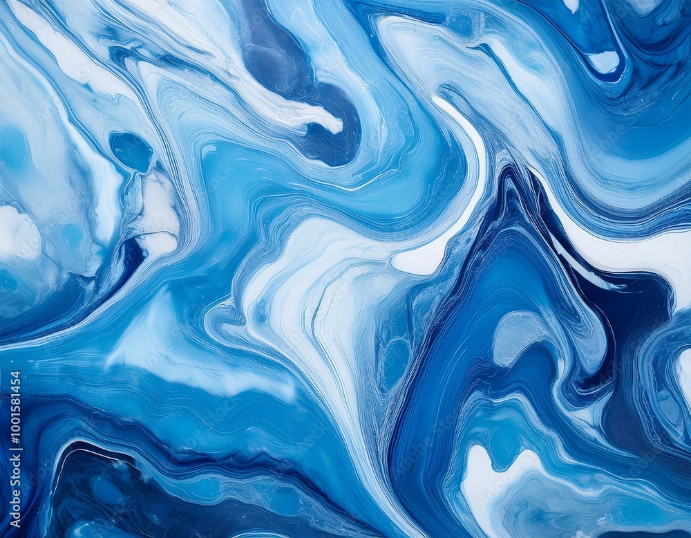 Obraz premium Marble ink colorful backdrop. light blue marble pattern texture abstract background.