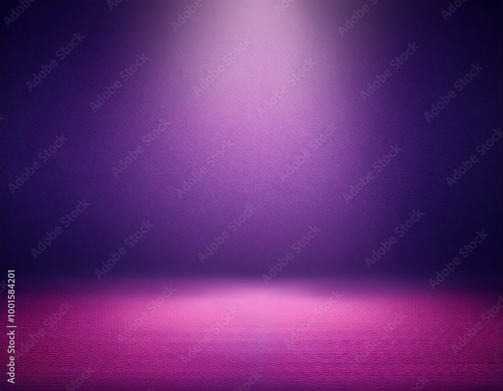 Fototapeta premium perspective floor backdrop purple room studio with pink gradient spotlight backdrop background for display your product or artwork