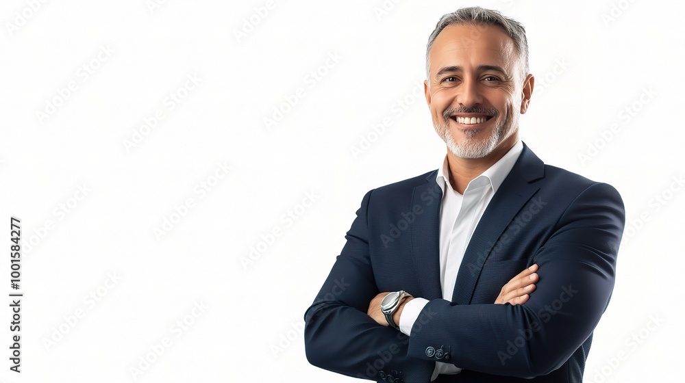 Confident Businessman Portrait in Professional Attire Confident Businessman Portrait in Professional Attire