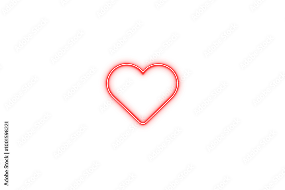 Glow red neon heart, symbol of love on transparent Background, easy to add to your design. heart shaped cookie. red neon light Glow red neon heart, symbol of love on transparent Background, easy to add to your design. heart shaped cookie. red neon light