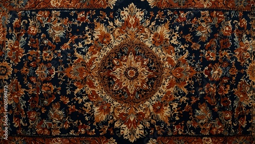 Handmade carpet design.