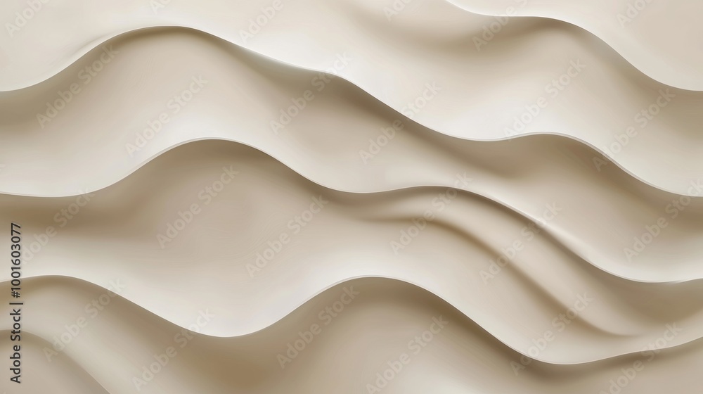 Mesmerizing 3d wave pattern in seamless loop, modern, minimalist, elegant design with luxury touch, perfect for banners, posters, wallpapers. Beige color adds sophistication to projects Mesmerizing 3d wave pattern in seamless loop, modern, minimalist, elegant design with luxury touch, perfect for banners, posters, wallpapers. Beige color adds sophistication to projects