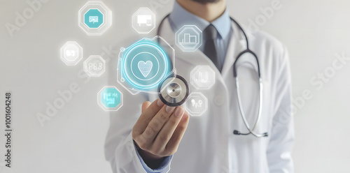  Digital Healthcare and Advanced Medical Technology Concept