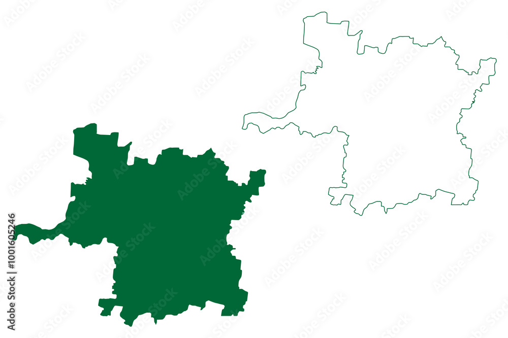 Sheikhpura district (Bihar State, Munger division, Republic of India) map vector illustration, scribble sketch Sheikhpura map Sheikhpura district (Bihar State, Munger division, Republic of India) map vector illustration, scribble sketch Sheikhpura map