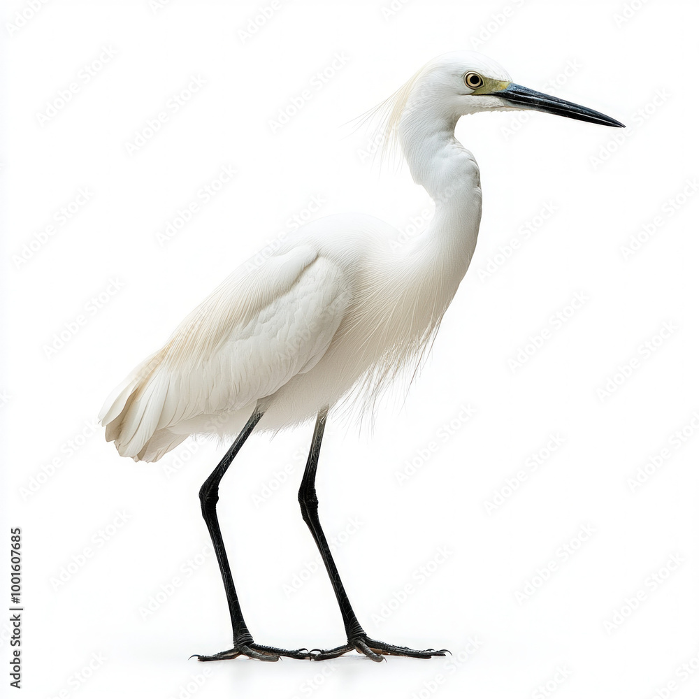 Fototapeta premium Egret Isolated