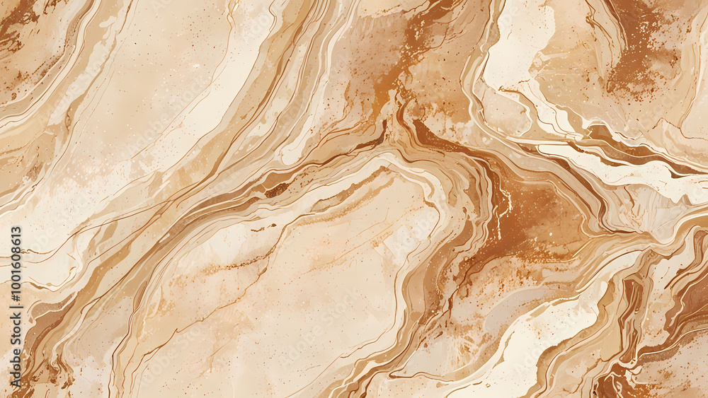 Abstract soft beige marble texture background with veins, warm earthy watercolor modern backdrop Abstract soft beige marble texture background with veins, warm earthy watercolor modern backdrop