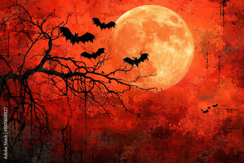 Halloween Moon Background