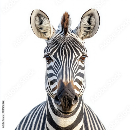 Zebra Head Isolated