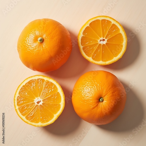 Bright Oranges with Segments and Zest in a Fresh Citrus Display