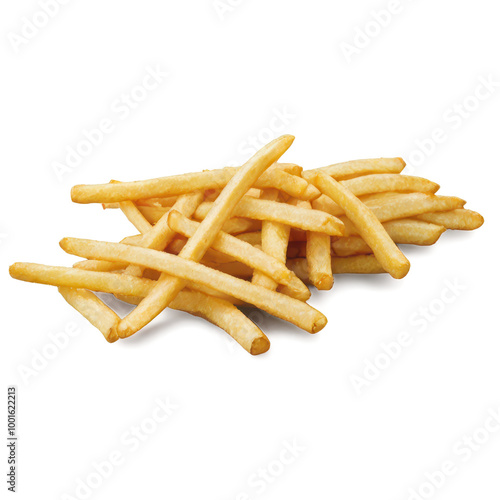 french fries on without background png