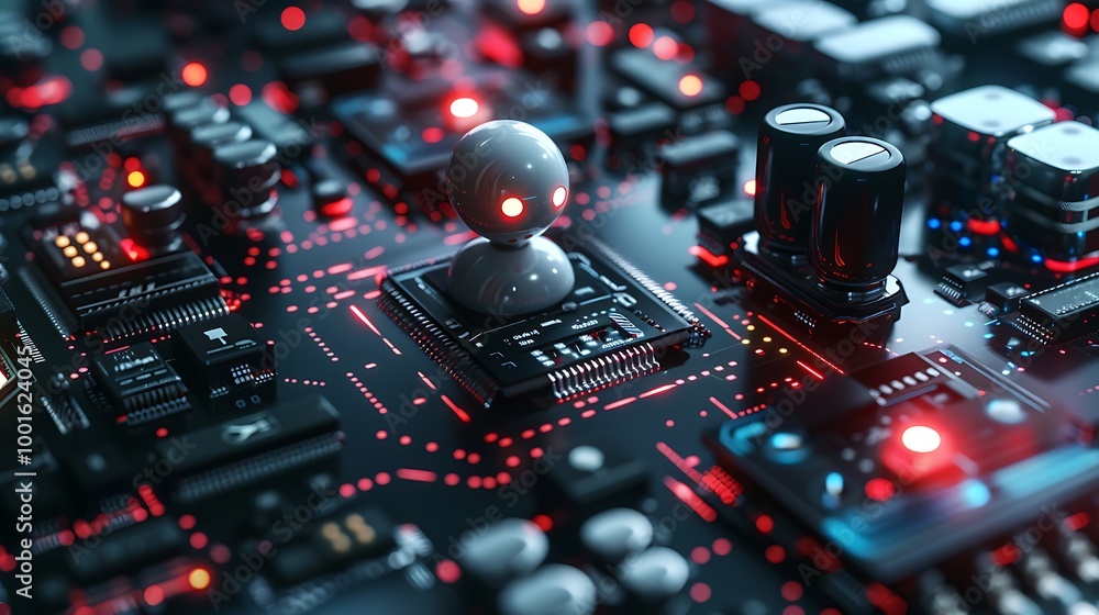 Close up of electronic circuit board Close up of electronic circuit board