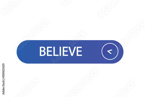 Printbutton web template,believe,bubble, banner label

