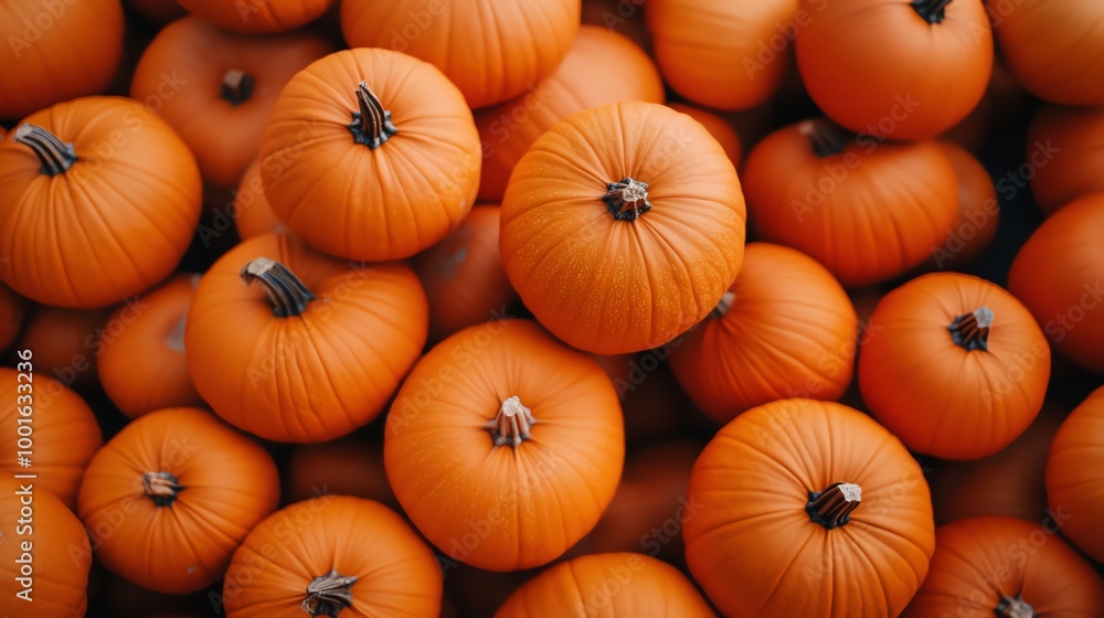 Autumnal abundance: A vibrant display of orange pumpkins piled high at a bustling market, ready to be transformed into festive Halloween decorations or hearty Thanksgiving meals Autumnal abundance: A vibrant display of orange pumpkins piled high at a bustling market, ready to be transformed into festive Halloween decorations or hearty Thanksgiving meals
